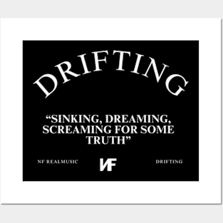 NF Drifting Lyrics Quote Posters and Art